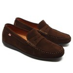 Fluchos Mocassin bruin suède F2207